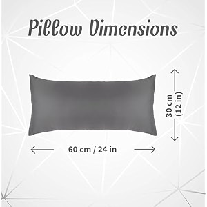rectangular 12x24 inches cushion pack of 4 cotton fiber filling hotel quality premium fibre soft cushion lumbar pillow filler - plain grey