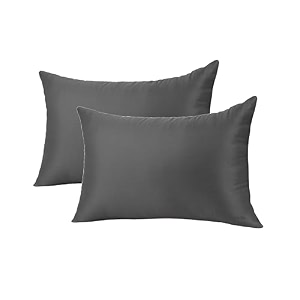 standard size 16x24 inch pillow sleeping pillows with cotton fiber fill pack of 2 plain white