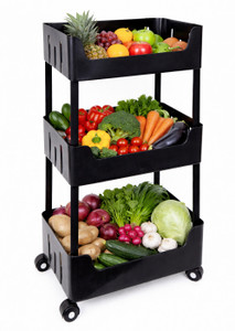 VM BOND 3 Tier Plastic Pipe Storage