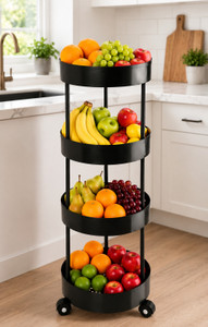 VM BOND 4 Layer Multipurpose Kitchen Trolley