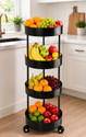 VM BOND 4 Layer Multipurpose Kitchen Trolley