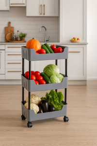 VM BOND Multi-Purpose Plastic Storage Organizer 3-Tier