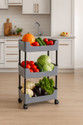 VM BOND Multi-Purpose Plastic Storage Organizer 3-Tier