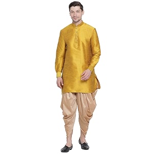 VM Mens Silk Blend Kurta Pyjama Set