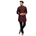 VM Men39s Silk Blend Kurta Pyjama Set