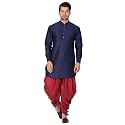 VM Men39s Silk Blend Kurta Pyjama Set