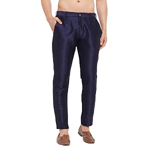 VM mens VM Mens Navy Blue Silk