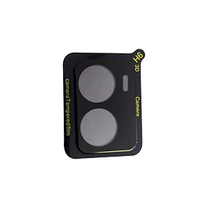 compatible with black back camera lens protector tempered glass - full camera coverage with easy installation kit vivo y16 camera lens