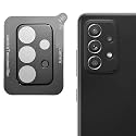 Compatible with Black Back Camera Lens Protector Tempered Glass - Full Camera Coverage with Easy Installation Kit (Samsung Galaxy A53, Camera Lens)