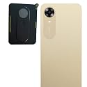 Compatible with Black Back Camera Lens Protector Tempered Glass - Full Camera Coverage with Easy Installation Kit (Oppo A17k, Camera Lens)