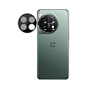 Compatible with oneplus 11R Black Back Camera Lens Protector Tempered Glass - Full Camera Coverage with Easy Installation Kit (oneplus 11R, Camera Lens)