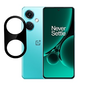 compatible with oneplus nord ce 3 5g black back camera lens protector tempered glass - full camera coverage with easy installation kit