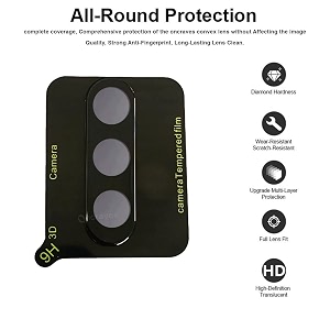 compatible with samsung galaxy a24 5g black back camera lens protector tempered glass - full camera coverage with easy installation kit samsung galaxy a24 5g camera lens