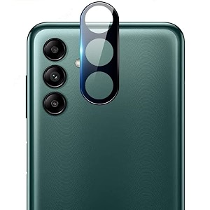 compatible with samsung galaxy a54 5g black back camera lens protector tempered glass - full camera coverage with easy installation kit
