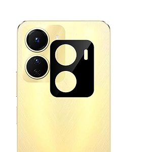 compatible with vivo t2x 5g black back camera lens protector tempered glass - full camera coverage with easy installation kit vivo t2x 5g camera lens