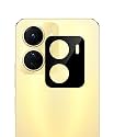 Compatible with vivo T2x 5G Black Back Camera Lens Protector Tempered Glass - Full Camera Coverage with Easy Installation Kit (vivo T2x 5G, Camera Lens)