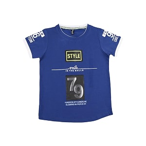 vmart boys printed poly cotton single jersey round neck t-shirt fs