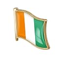 vmcoatdu Country Flag Pin Badge International Travel Brooch Metal Alloy Souvenir Pin for Hat Clothes Backpack