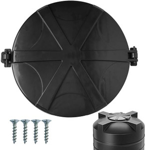 vmd all in one black lid for all water tank 195hinge type pure unbreakable 750 l water tank plastic