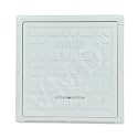 VMD, Fiber Reinforced Polymer (FRP) 5 Tons Capacity 10" X 10" Manhole Cover | Chamber Cover | Sump Cover, (Marble White)