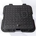 VMD, Heavy Duty Premium (18" x 18") Manhole Cover for All Purposes | Chamber Cover | Sump Cover | Water Tank Cover (1 PCS)