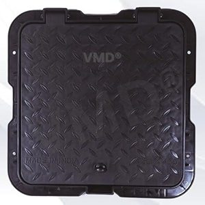 vmd heavy duty premium 2434 x 2434 manhole cover for all purposes  chamber cover  sump cover  water tank cover 1 pcs 25 cm