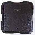 VMD, Heavy Duty Premium (24" x 24") Manhole Cover for All Purposes | Chamber Cover | Sump Cover | Water Tank Cover (1 PCS), 25 cm