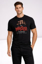 Vmens99 Printed Men Round Neck Black T-Shirt