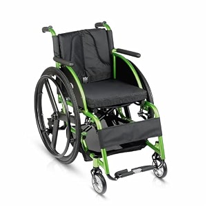 vms careline white airlite travel wheelchair