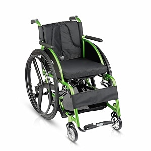 vms careline foldable wheelchair 1434 leisure