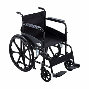 vms careline wheelchair for old age person  foldable wheel chair  100kg