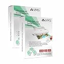 VMS Deluxe Thermal Lamination Pouch 70x100mm 125 Micron - Pack of 2 (200 Sheets) for Id Card., Transparent (612507010 DG_2)