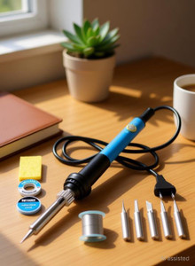 VMTRONIX 6-in-1 60W Adjustable Temperature Soldering Iron