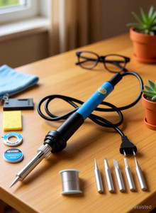 VMTRONIX 7-in-1 60W Adjustable Temperature Soldering Iron