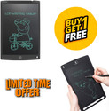 VMV FUZON LCD Writing Board Slate Drawing Record Notes Digital Notepad (Pack of 2)