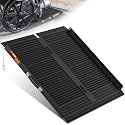 VNN Portable Wheelchair Ramp 3FT, Black Seamless Non-Slip Aluminum Ramps