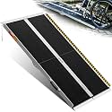 VNN Portable Wheelchair Ramp 5FT, Non-Slip Ramps for Wheelchairs for Home