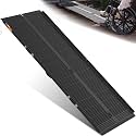 VNN Portable Wheelchair Ramp 8FT, Black Seamless Non-Slip Aluminum Ramps