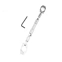 Universal Adjustable Motorcycle Handlebar Cross Bar (M1-SILVER, MODEL-1)