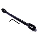 Universal Right Adjustable Motorcycle Handlebar Cross Bar (M1-Full Black, Model-1), Pack Of 1