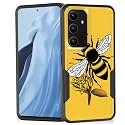 for Galaxy S25 Plus Case,Heavy Duty Dual Layer Hybrid Hard PC Soft Rubber Shockproof Protective Rugged Bumper Case for Samsung Galaxy S25 Plus 6.7 Inch 2025,Honey Bee
