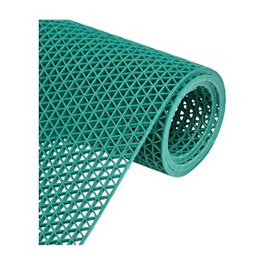 waterproof mud dirt trapper anti skid rubberbathroomshowerrainswimming pool mat2x3 feet aqua
