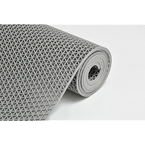 waterproof mud dirt trapper anti skid rubberbathroomshowerrainswimming pool mat2x10 feet grey