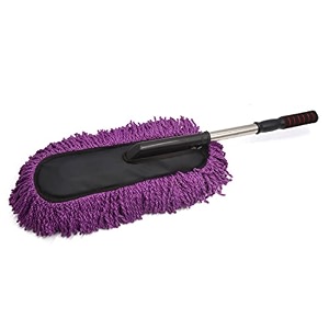 aksmit premium microfiber car cleaning brush with soft microfiber head dashboard windows seats amp interior panels scratch-free dust removal for car interior amp exterior cleaning