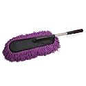 Aksmit Premium Microfiber Car Cleaning Brush with Soft Microfiber Head, Dashboard, Windows, Seats & Interior Panels, Scratch-Free Dust Removal for Car Interior & Exterior Cleaning