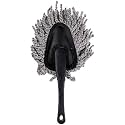 Aksmit Multipurpose Mini Microfiber Duster Interior and Exterior Cleaning Duster Brush with Handle Mop Brush Ideal for Car Cleaning and Household (Grey) Pack of - 1