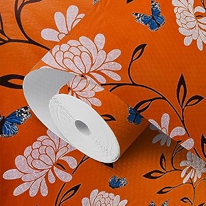 kitchen drawercabinet shelf matpvc materialadjustable size 10 meter roll orange - cdoj2-p38-10m