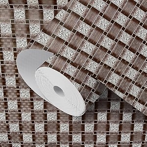kitchen drawercabinet shelf matpvc materialadjustable size 5 meter roll brown - cdoj2-p03-5m