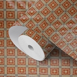 kitchen drawercabinet shelf matpvc materialadjustable size 10 meter roll orange - mdoj3-p039-10