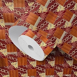 kitchen drawercabinet shelf matpvc materialadjustable size 10 meter roll orange - cdoj2-p04-10m